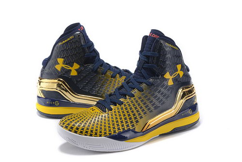 Mens Under Armour Curry 2 Gradient Black Yellow Cheap